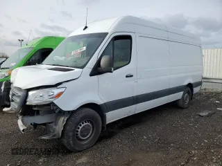 2021 Mercedes-Benz Sprinter Cargo with VIN W1Y40CHY3MT060965, listed as a Copart auction lot 83067884 with 80,107 mi miles and Salvage Title. Bid and sale history available at carsss.com. Image 1.