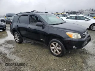 2007 Toyota RAV4 Limited with VIN JTMZK31V076005574, listed as a Copart auction lot 87490524 with 0 mi miles and Salvage Title. Bid and sale history available at carsss.com. Image 4.
