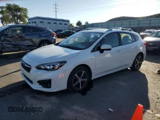 2019 Subaru Impreza Premium with VIN 4S3GTAD69K3718626, listed as a Copart auction lot 61766565 with 90,144 mi miles and Salvage title. Bid and sale history available at DreamBid. Image 1.