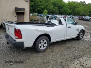 2013 Ram 1500 Tradesman z VIN 3C6JR6DG5DG596218, wystawiony jako Copart lot #59677195 z przebiegiem 118 256 mil mil oraz Szkoda całkowita • Salvage title. Historia ofert i sprzedaży dostępna na DreamBid. Obrazek 3.