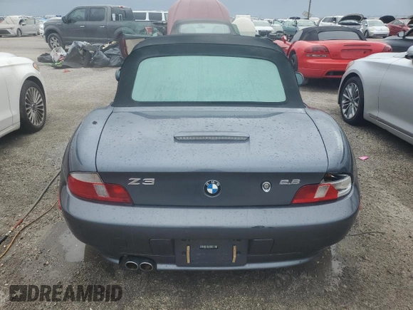 2000 BMW Z3 2.8L with VIN 4USCH3348YLF71037, listed as a Copart auction lot 74250604 with 0 mi miles and Non Repairable. Bid and sale history available at carsss.com. Image 6.