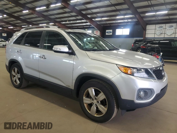 2013 Kia Sorento EX with VIN 5XYKUDA23DG393478, listed as a Copart auction lot 53973585 with 143,469 mi miles and Salvage Title. Bid and sale history available at carsss.com. Image 4.