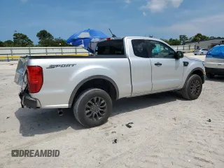 2019 Ford Ranger XL with VIN 1FTER1EH4KLA85216, listed as a Copart auction lot 58853545 with 63,912 mi miles and Non repairable. Bid and sale history available at DreamBid. Image 3.