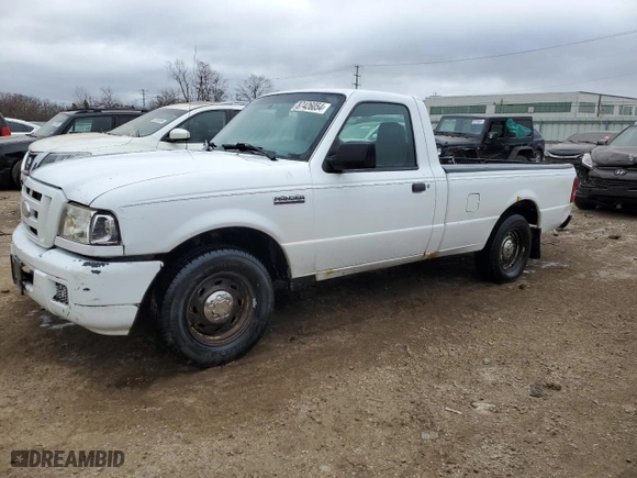 2006 Ford Ranger XL with VIN 1FTYR10U16PA69734, listed as a Copart auction lot 87426054 with 202,158 mi miles and Salvage Title. Bid and sale history available at carsss.com. Image 1.