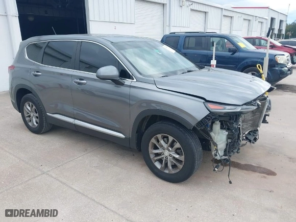 2020 Hyundai Santa Fe SE with VIN 5NMS2CAD7LH151671, listed as a IAAI auction lot 41347653 with 107,148 mi miles. Bid and sale history available at carsss.com. Image 1.