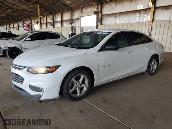 2016 Chevrolet Malibu LS with VIN 1G1ZB5ST1GF294322, listed as a Copart auction lot 55854375 with 203,748 mi miles and Clean Title. Bid and sale history available at DreamBid. Image 1.