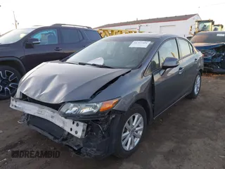 2012 Honda Civic EX with VIN 19XFB2F80CE029054, listed as a IAAI auction lot 41757491 with 170,562 mi miles and . Bid and sale history available at DreamBid. Image 2.