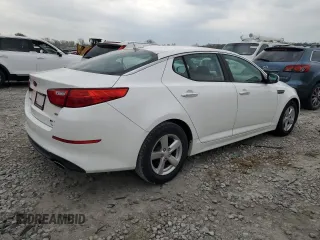 2015 Kia Optima LX z VIN KNAGM4A78F5645140, wystawiony jako Copart lot #53364945 z przebiegiem 91 649 mil mil oraz Szkoda całkowita • Salvage title. Historia ofert i sprzedaży dostępna na DreamBid. Obrazek 3.