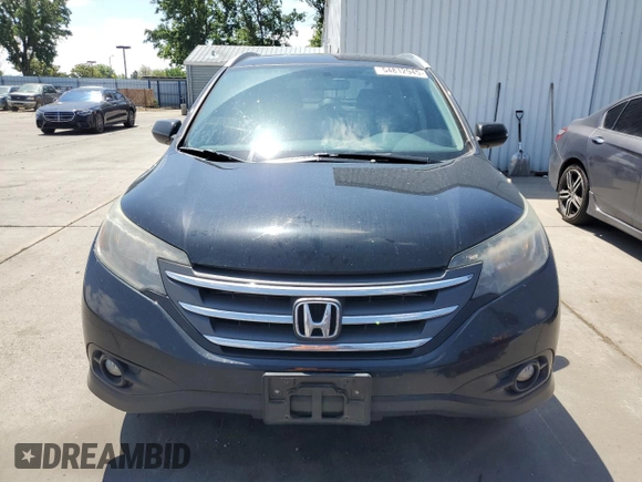 2013 Honda CR-V EX-L with VIN 2HKRM3H77DH510384, listed as a Copart auction lot 54812945 with 139,174 mi miles and Salvage Title. Bid and sale history available at DreamBid. Image 5.