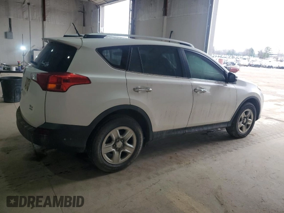 2013 Toyota RAV4 XLE with VIN JTMRFREV3DD014990, listed as a Copart auction lot 45807455 with 123,720 mi miles and Salvage Title. Bid and sale history available at DreamBid. Image 3.