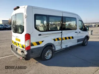 2019 Ford Transit Passenger XL with VIN 1FBAX2CM8KKB74307, listed as a Copart auction lot 82983424 with 114,377 mi miles and Salvage Title. Bid and sale history available at carsss.com. Image 3.