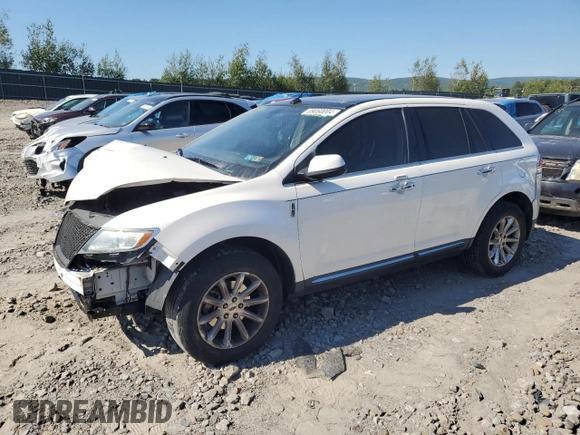 2011 Lincoln MKX with VIN 2LMDJ8JK3BBJ33995, listed as a Copart auction lot 69060004 with 188,962 mi miles and Salvage Title. Bid and sale history available at DreamBid. Image 1.