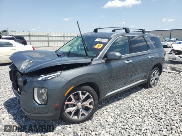 2022 Hyundai Palisade SEL z VIN KM8R3DHE2NU391329, wystawiony jako Copart lot #56842765 z przebiegiem 60 436 mil mil oraz Szkoda całkowita • Salvage title. Historia ofert i sprzedaży dostępna na DreamBid. Obrazek 1.