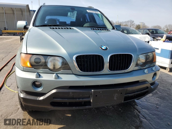 2002 BMW X5 3.0i with VIN 5UXFA53502LH80399, listed as a Copart auction lot 47534984 with 111,233 mi miles and Clean Title. Bid and sale history available at carsss.com. Image 5.