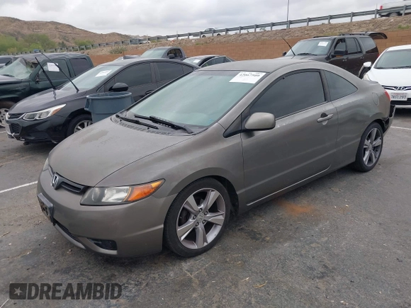 2006 Honda Civic Cpe LX with VIN 2HGFG126X6H543617, listed as a IAAI auction lot 42067509 with 273,341 mi miles. Bid and sale history available at carsss.com. Image 2.