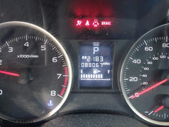 2015 Subaru Impreza Wagon 2.0i Sport Limited with VIN JF1GPAU61FH251088, listed as a IAAI auction lot 40538003 with 88,067 mi miles. Bid and sale history available at carsss.com. Image 15.