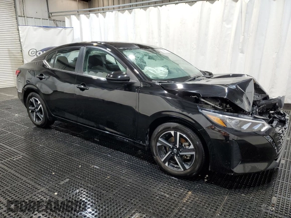 2024 Nissan Sentra SV with VIN 3N1AB8CV7RY348310, listed as a Copart auction lot 61210525 with 27,120 mi miles and Non repairable. Bid and sale history available at DreamBid. Image 4.