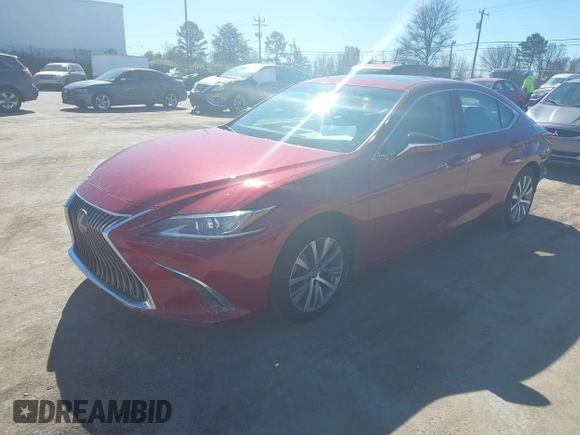 2021 Lexus ES with VIN 58ADZ1B16MU085500, listed as a IAAI auction lot 41674503 with 67,380 mi miles. Bid and sale history available at carsss.com. Image 18.