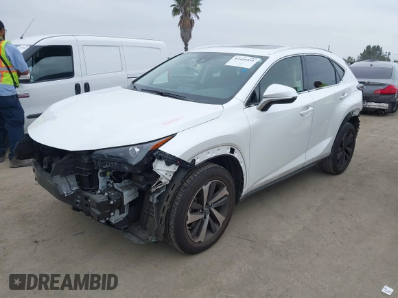 2020 Lexus NX 300 with VIN JTJGARBZXL5018747, listed as a IAAI auction lot 42416851 with 54,865 mi miles and . Bid and sale history available at DreamBid. Image 18.