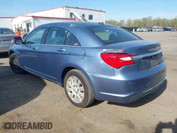 2011 Chrysler 200 LX with VIN 1C3BC4FB7BN535451, listed as a IAAI auction lot 42050879 with 163,332 mi miles. Bid and sale history available at carsss.com. Image 3.