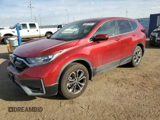 2021 Honda CR-V EX with VIN 2HKRW2H52MH629138, listed as a Copart auction lot 48377535 with 52,864 mi miles and Salvage Title. Bid and sale history available at carsss.com. Image 1.