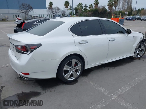 2016 Lexus GS 350 with VIN JTHBZ1BLXGA002689, listed as a IAAI auction lot 41555272 with 91,781 mi miles. Bid and sale history available at carsss.com. Image 4.