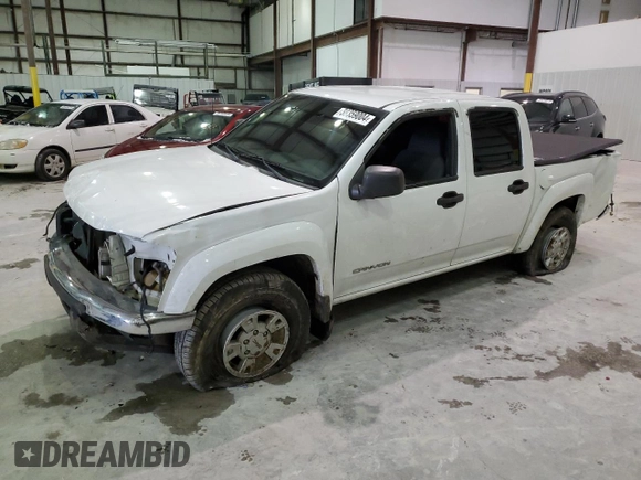 2005 GMC Canyon 1SE SLE Z71 with VIN 1GTDS136558144993, listed as a Copart auction lot 38359004 with 150,821 mi miles and Non Repairable. Bid and sale history available at carsss.com. Image 1.