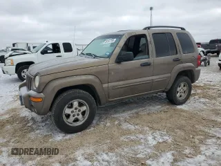2002 Jeep Liberty Limited with VIN 1J4GL58K12W215289, listed as a Copart auction lot 45157755 with 195,092 mi miles and Salvage Title. Bid and sale history available at carsss.com. Image 1.