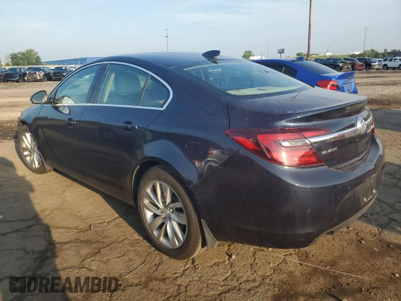 2016 Buick Regal Premium II with VIN 2G4GS5GX4G9163965, listed as a Copart auction lot 61925115 with 54,502 mi miles and Clean title. Bid and sale history available at DreamBid. Image 2.