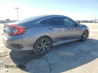 2020 Honda Civic Sedan Sport with VIN 2HGFC2F86LH505195, listed as a Copart auction lot 48663225 with 104,499 mi miles and Salvage Title. Bid and sale history available at carsss.com. Image 3.
