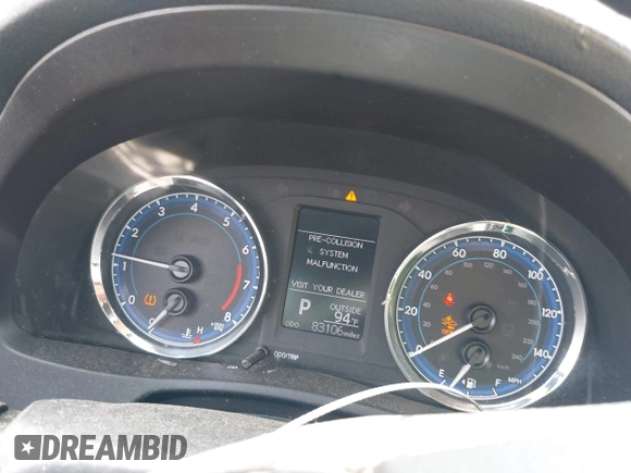 2019 Toyota Corolla L z VIN 5YFBURHE9KP863275, wystawiony jako IAAI lot #42045527 z przebiegiem 83 106 mil mil oraz . Historia ofert i sprzedaży dostępna na DreamBid. Obrazek 7.