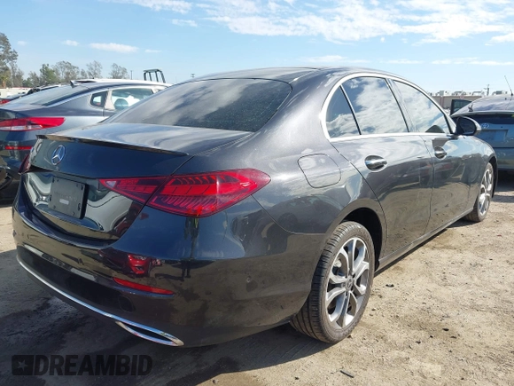 2023 Mercedes-Benz C 300 with VIN W1KAF4GB0PR115775, listed as a IAAI auction lot 41591564 with 22,332 mi miles and . Bid and sale history available at DreamBid. Image 4.