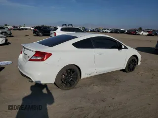 2012 Honda Civic Si with VIN 2HGFG4A58CH701393, listed as a Copart auction lot 60273605 with Not provided miles and Salvage title. Bid and sale history available at DreamBid. Image 3.