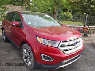 2015 Ford Edge Titanium z VIN 2FMPK3K97FBB70736, wystawiony jako IAAI lot #41998404 z przebiegiem 78 087 mil mil oraz . Historia ofert i sprzedaży dostępna na DreamBid. Obrazek 1.
