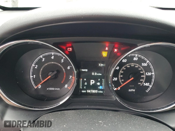 2016 Mitsubishi Outlander SE with VIN JA4AP3AW3GZ050007, listed as a Copart auction lot 53464095 with 47,809 mi miles and Salvage title. Bid and sale history available at DreamBid. Image 9.
