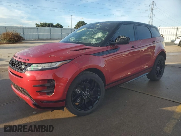 2022 Land Rover Range Rover Evoque Dynamic SE with VIN SALZL2FX7NH164846, listed as a Copart auction lot 80154904 with 28,320 mi miles and Salvage Title. Bid and sale history available at carsss.com. Image 1.