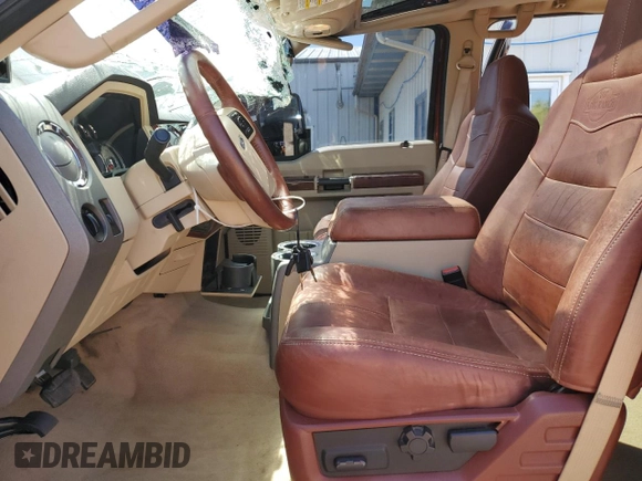 2008 Ford F-250 XL with VIN 1FTSW21R88ED64987, listed as a Copart auction lot 56030705 with 149,351 mi miles and Salvage title. Bid and sale history available at DreamBid. Image 7.