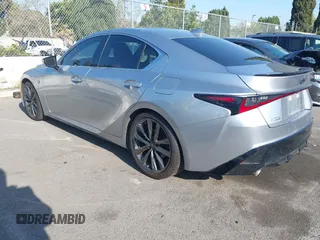 2021 Lexus IS with VIN JTHGZ1B23M5042498, listed as a IAAI auction lot 41975389 with 59,589 mi miles. Bid and sale history available at carsss.com. Image 3.