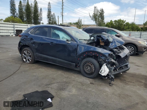 2024 Mazda CX-30 S Preferred with VIN 3MVDMBCM5RM635014, listed as a Copart auction lot 54267705 with 22,075 mi miles and Non Repairable. Bid and sale history available at DreamBid. Image 4.