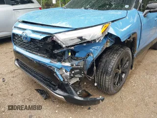 2022 Toyota RAV4 Hybrid XSE with VIN JTME6RFV7ND527447, listed as a IAAI auction lot 42358584 with 50,394 mi miles and . Bid and sale history available at DreamBid. Image 6.