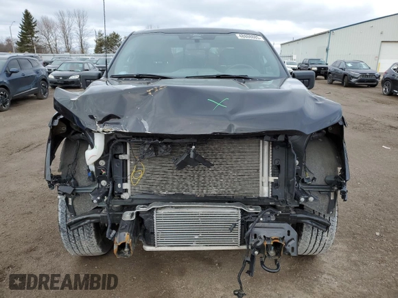 2022 Ford F-150 XL with VIN 1FTEW1EP4NKF10475, listed as a Copart auction lot 48808885 with 61,301 mi miles and Salvage Title. Bid and sale history available at carsss.com. Image 5.