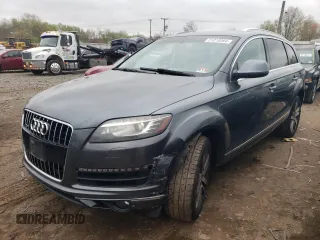 2013 Audi Q7 3.0L TDI Premium Plus with VIN WA1LMAFE5DD015855, listed as a Copart auction lot 51019394 with 179,377 mi miles and Salvage Title. Bid and sale history available at carsss.com. Image 1.