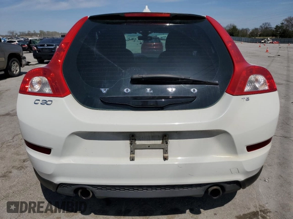 2011 Volvo C30 with VIN YV1672MK7B2213221, listed as a Copart auction lot 51539605 with 118,923 mi miles and Clean Title. Bid and sale history available at carsss.com. Image 6.