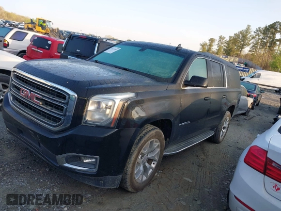 2016 GMC Yukon XL SLE with VIN 1GKS1FKC6GR140418, listed as a IAAI auction lot 41843064 with 155,472 mi miles. Bid and sale history available at carsss.com. Image 14.