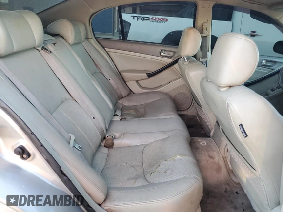 2004 Infiniti G35 w/Leather with VIN JNKCV51E24M611120, listed as a Copart auction lot 87978525 with 238,053 mi miles and Salvage Title. Bid and sale history available at DreamBid. Image 10.