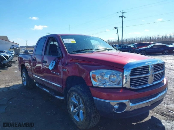 2007 Dodge Ram 1500 Laramie with VIN 1D7HU18277S267806, listed as a IAAI auction lot 41591579 with 141,497 mi miles. Bid and sale history available at carsss.com. Image 6.