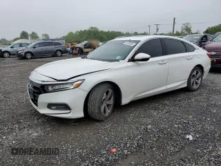 2020 Honda Accord EX-L with VIN 1HGCV1F5XLA034390, listed as a Copart auction lot 54755005 with 97,671 mi miles and Salvage title. Bid and sale history available at DreamBid. Image 1.