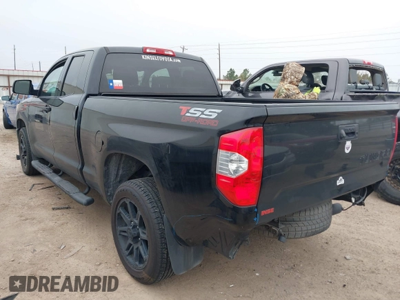 2019 Toyota Tundra SR with VIN 5TFRM5F1XKX143105, listed as a IAAI auction lot 41274567 with 180,602 mi miles and . Bid and sale history available at DreamBid. Image 3.