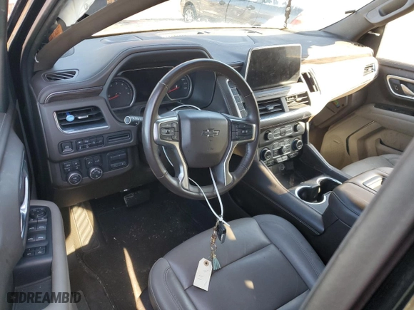 2021 Chevrolet Tahoe Z71 with VIN 1GNSKPKD8MR331042, listed as a Copart auction lot 46280515 with 38,215 mi miles and Salvage Title. Bid and sale history available at carsss.com. Image 8.