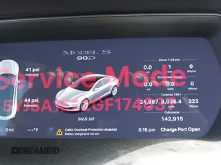 2016 Tesla Model S 90D with VIN 5YJSA1E22GF174637, listed as a IAAI auction lot 42234083 with 142,915 mi miles and . Bid and sale history available at DreamBid. Image 18.